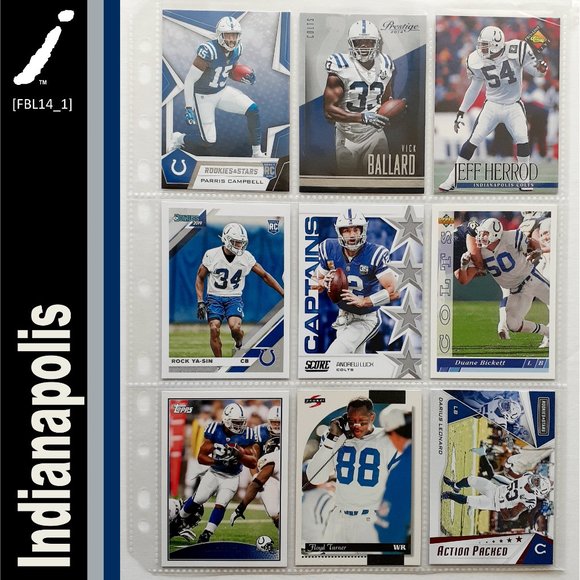 NFL Other - Indianapolis Colts 9 Card Lot [FBL14_1]